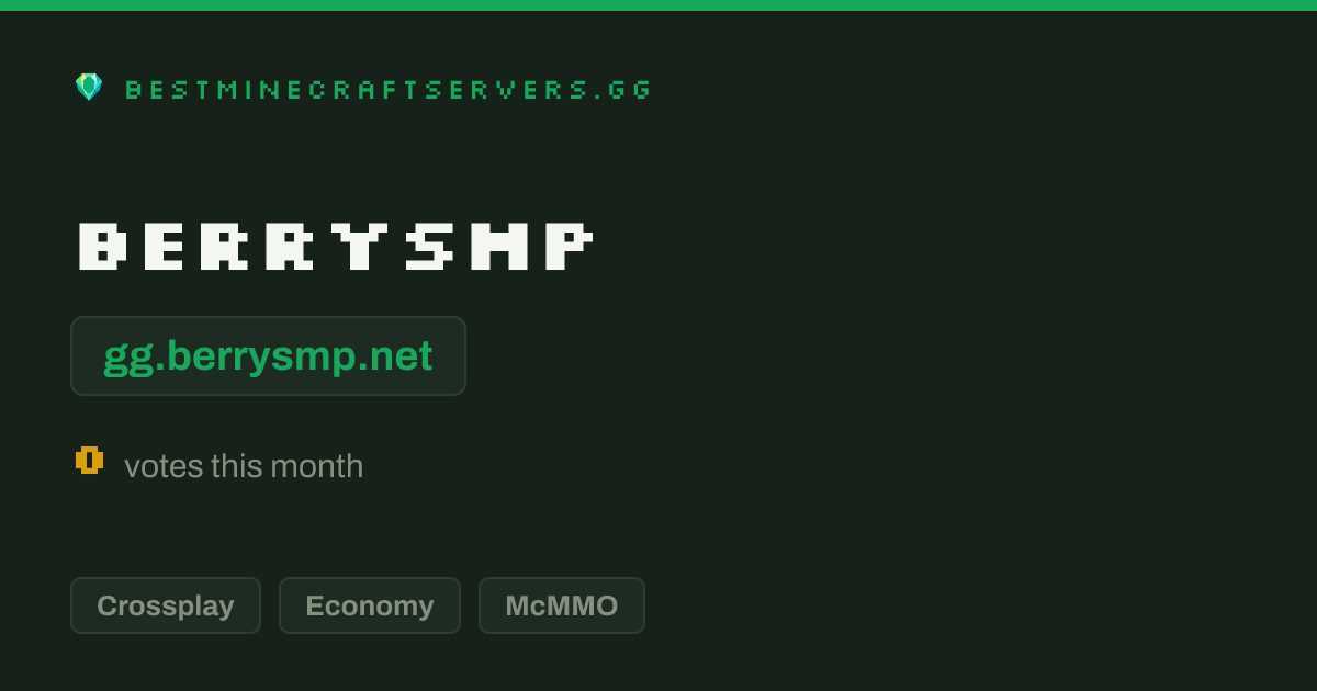 BerrySMP — bestminecraftservers.gg